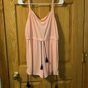 A pink romper